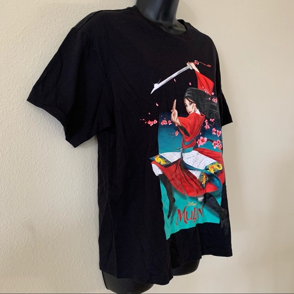 Disney Mulan Anime Print Short Sleeve T Shirt - Picture 2 of 6